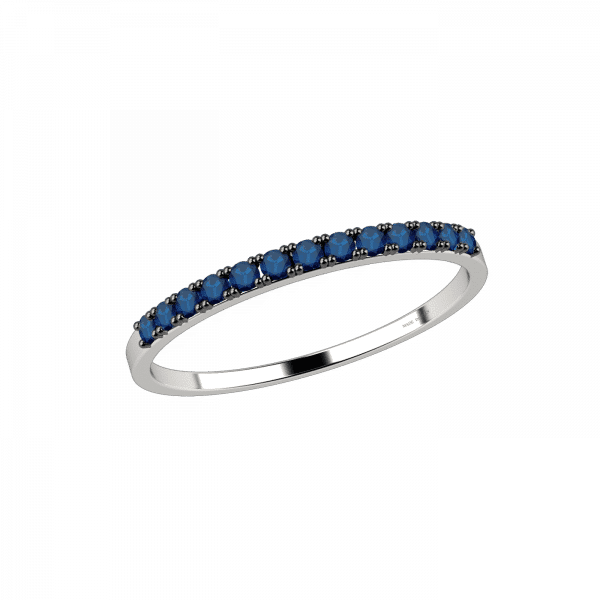 Purity Blue anello con zaffiri in oro 18KT