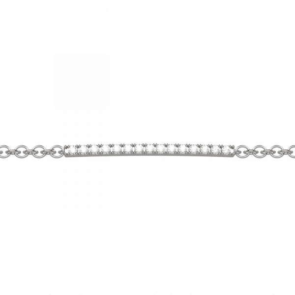 Essential bracciale con diamanti in Oro 18KT