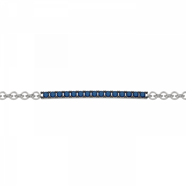 Essential Blue bracciale con zaffiri in Oro 18KT