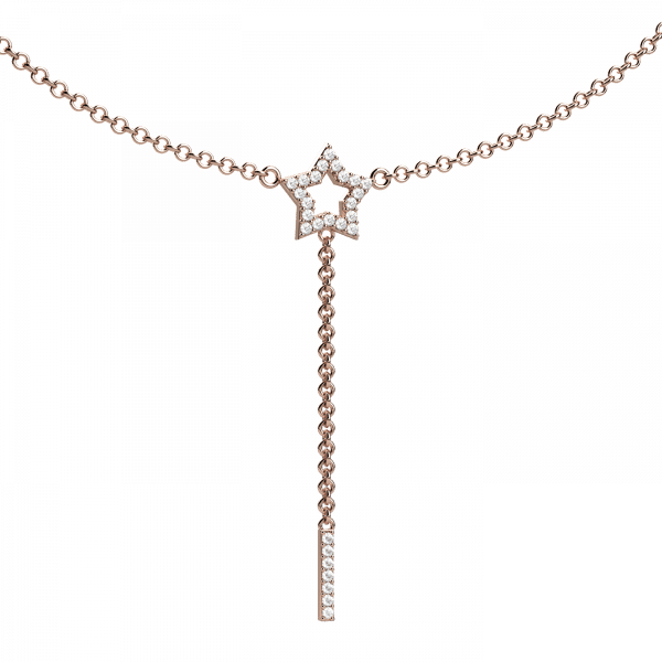 Forever collana stella Oro 18KT e diamanti