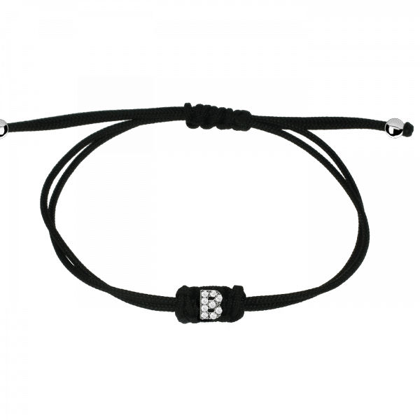 Sporty Chic bracciale con lettera B Oro 18KT e diamanti