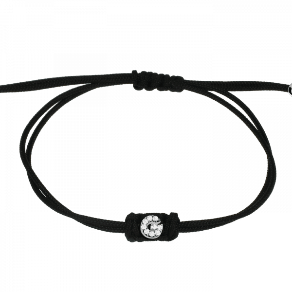 Sporty Chic bracciale con lettera G Oro 18KT e diamanti
