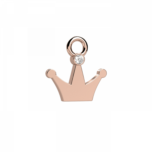 Little ones charms Corona Oro 18KT e diamante