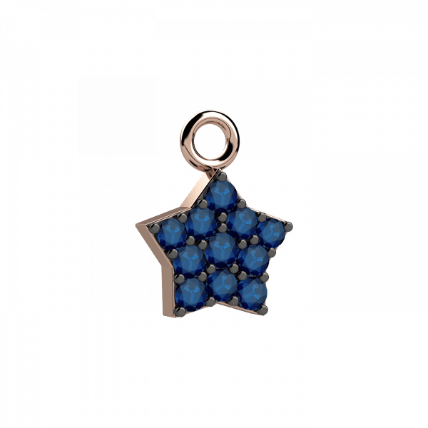 Little ones charms stella Oro 18KT e zaffiri