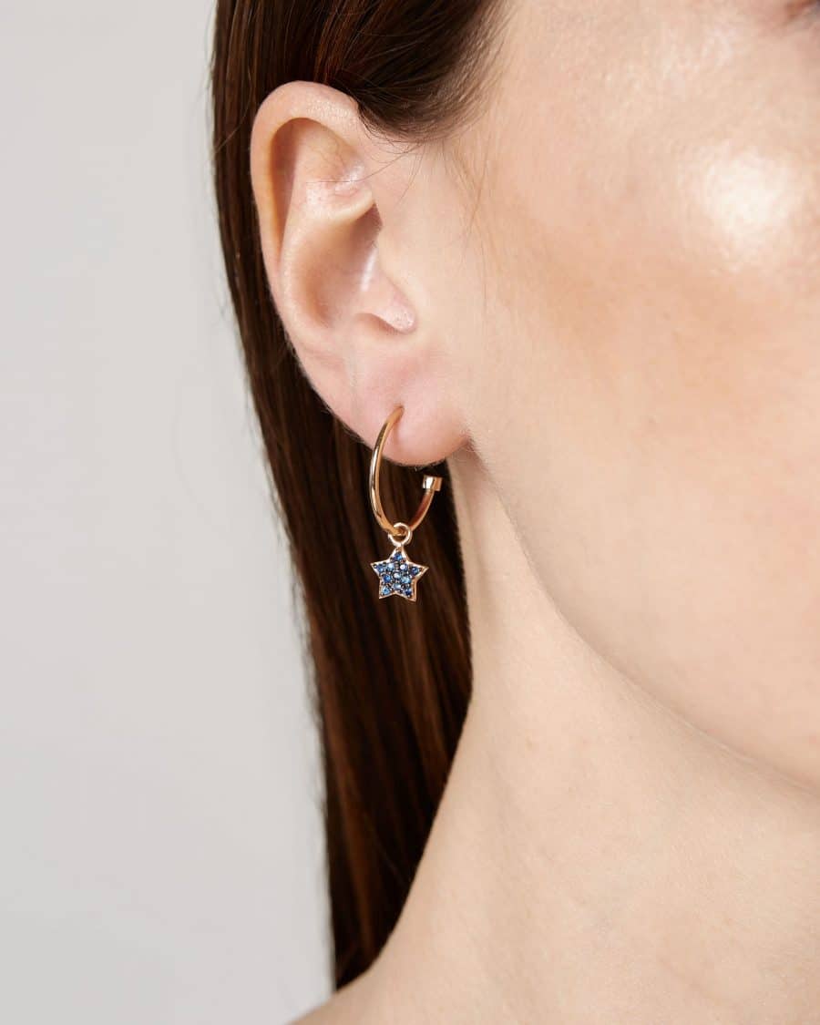Little ones charms stella Oro 18KT e zaffiri - immagine 2