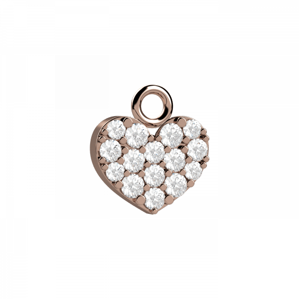 Little ones charms cuore Oro 18KT e diamanti