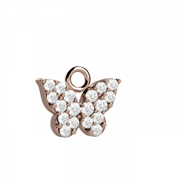 Little ones charms farfalla Oro 18KT e diamanti