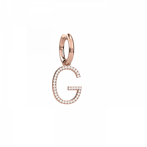 Inevitable orecchino lettera G Oro 18KT e diamanti