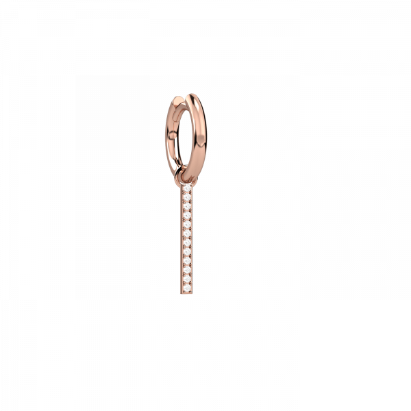 Inevitable orecchino lettera I Oro 18KT e diamanti