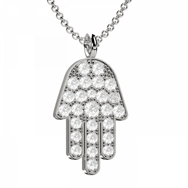 Easy collana mano di fatima Oro 18KT e diamanti